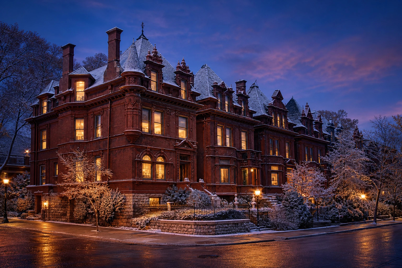 Snowy old Louisville